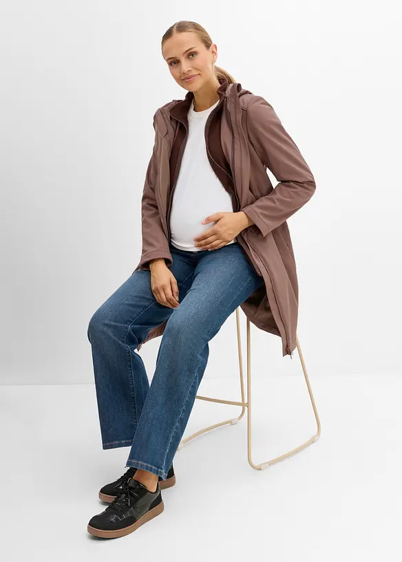 Manteau de grossesse 6en1 avec veste en polaire amovible (ens. 4&nbsp;pces), bonprix