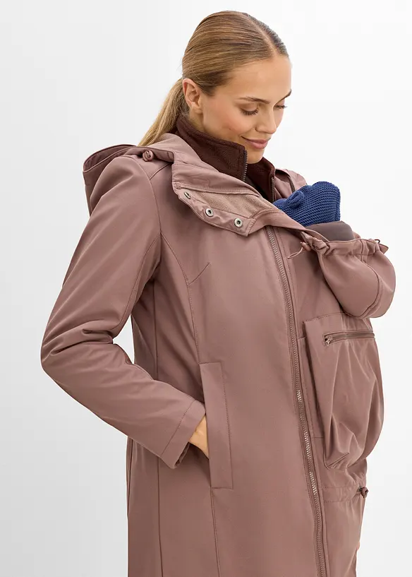Manteau de grossesse 6en1 avec veste en polaire amovible (ens. 4&nbsp;pces), bonprix