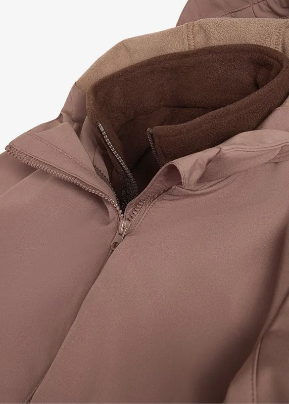Manteau de grossesse 6en1 avec veste en polaire amovible (ens. 4&nbsp;pces), bonprix