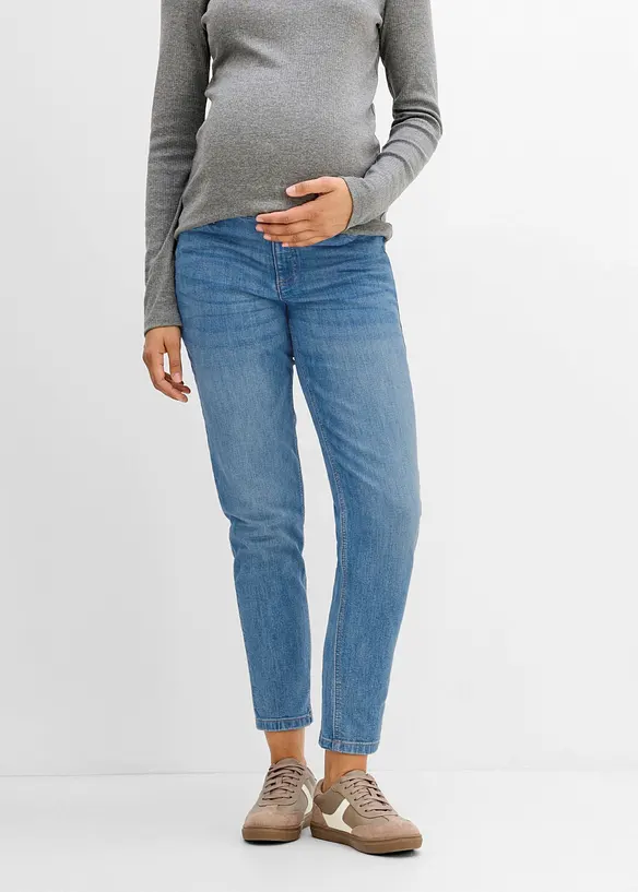 Jean mom 2en1 pour la grossesse et apr&egrave;s, longueur cheville, bonprix