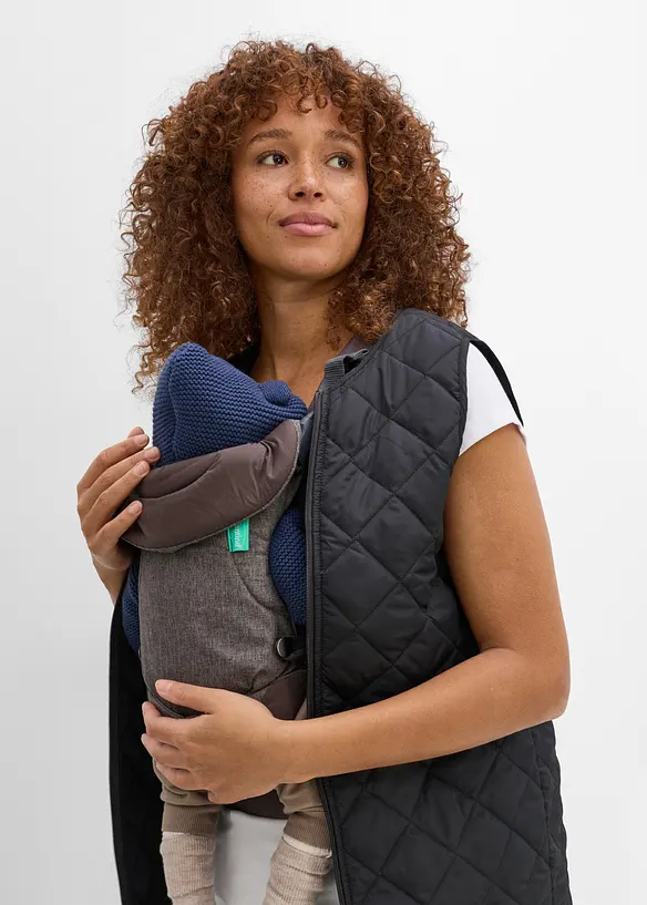 Manteau de grossesse 6en1 imperm&eacute;able avec empi&egrave;cement de portage et gilet matelass&eacute; amovible (ens. 4&nbsp;pces), bonprix