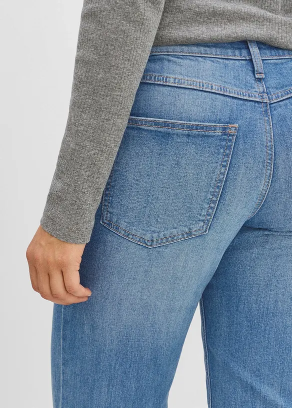 Jean mom 2en1 pour la grossesse et apr&egrave;s, longueur cheville, bonprix