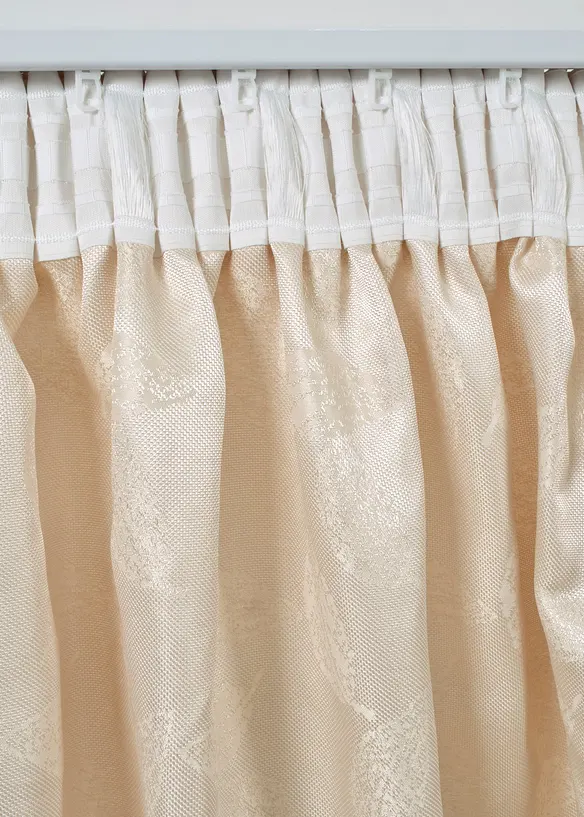 Jacquard Vorhang mit leichtem Glanz (1er Pack), bonprix
