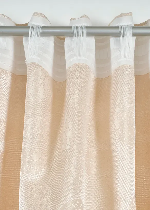 Jacquard Vorhang mit leichtem Glanz (1er Pack), bonprix