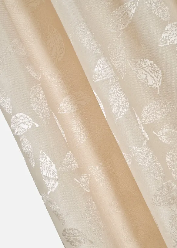 Jacquard Vorhang mit leichtem Glanz (1er Pack), bonprix