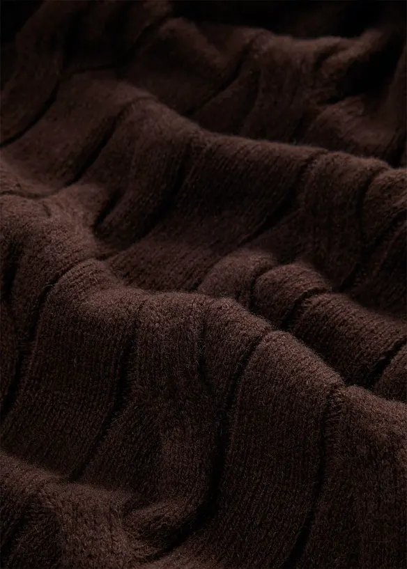 Robe en maille torsad&eacute;e, bonprix