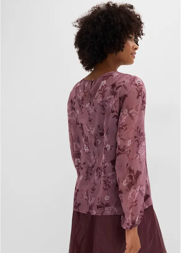 transparente Chiffon-Tunika, bonprix