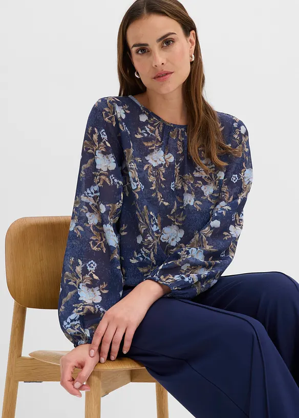 Tunique en mousseline transparente, bonprix