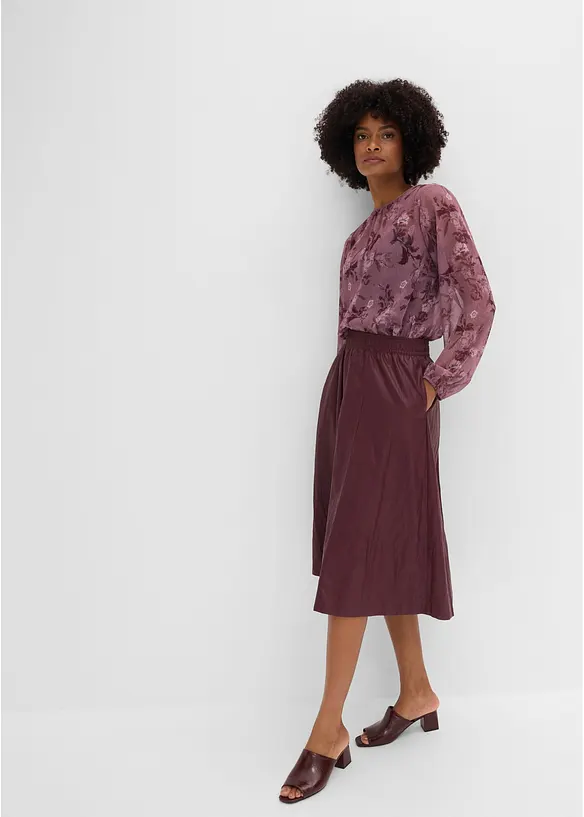 transparente Chiffon-Tunika, bonprix