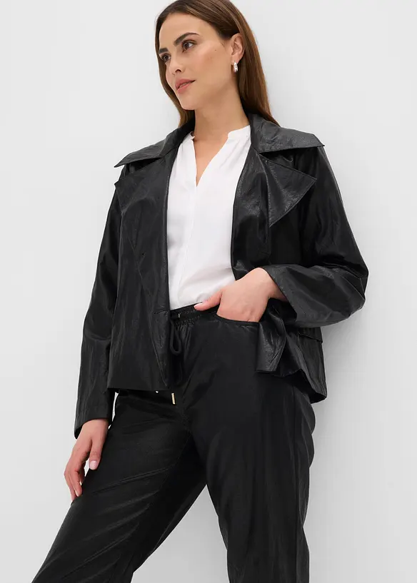 Lederimitat Schlupfhose, bonprix