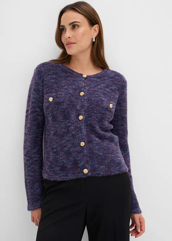 Strickjacke mit Effektgarn, bonprix