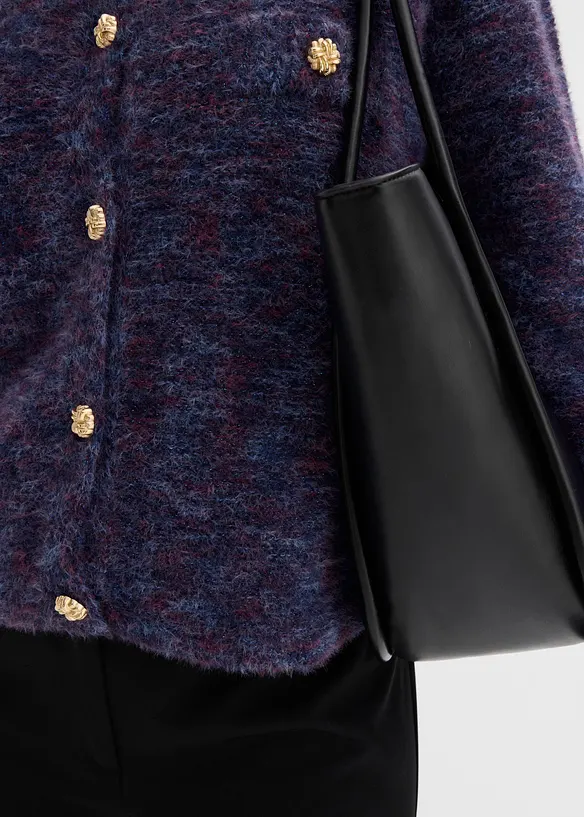 Strickjacke mit Effektgarn, bonprix