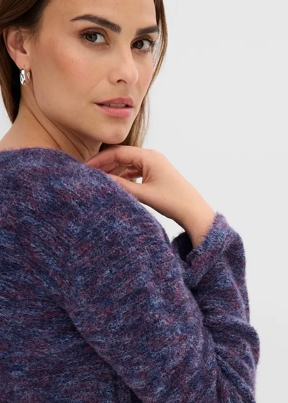 Strickjacke mit Effektgarn, bonprix