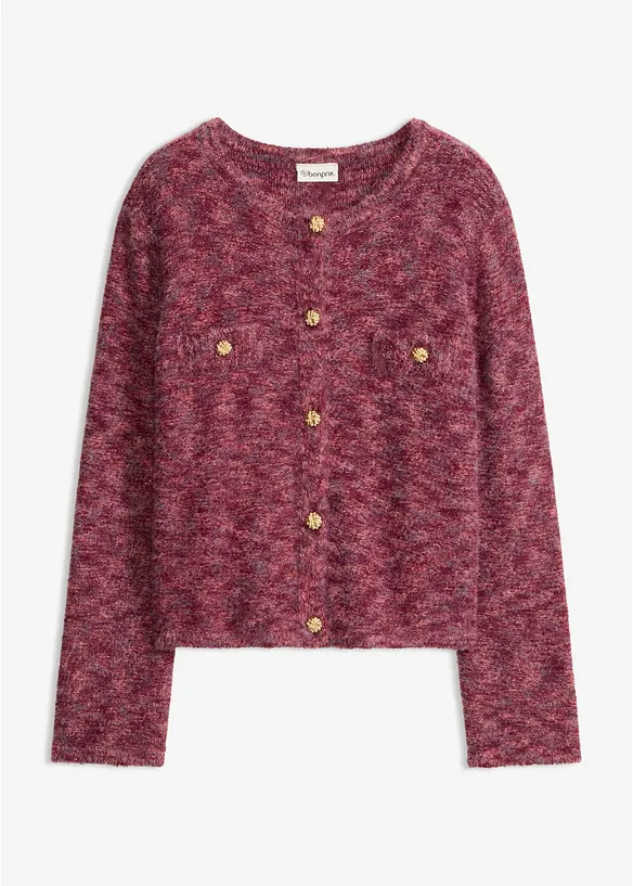 Strickjacke mit Effektgarn, bonprix
