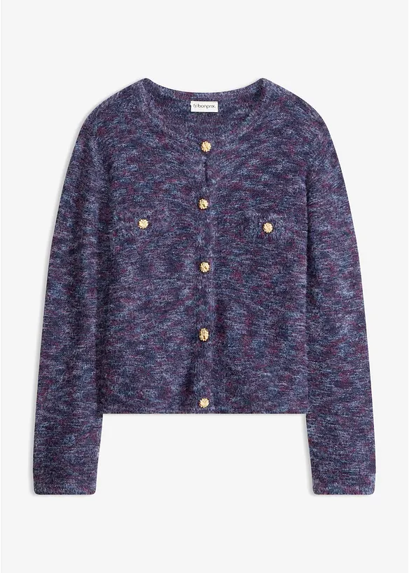 Strickjacke mit Effektgarn, bonprix