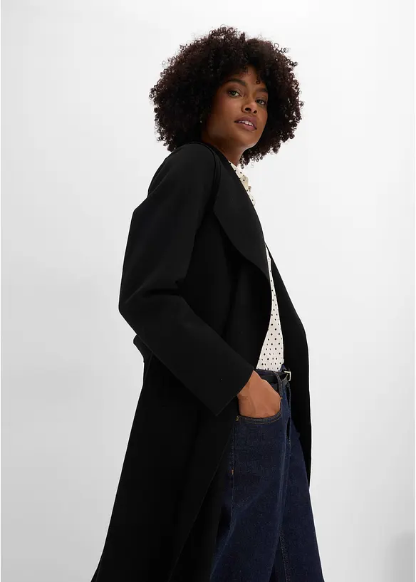 Manteau avec lien &agrave; nouer, bonprix