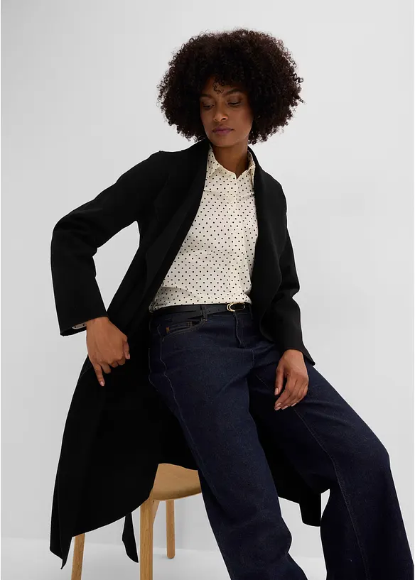 Manteau avec lien &agrave; nouer, bonprix