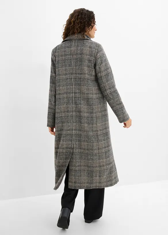Manteau &agrave; carreaux, bonprix