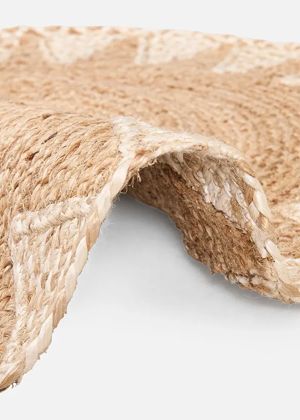 Tapis rond en jute, bonprix