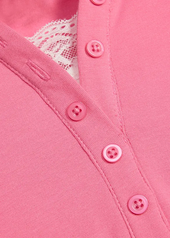 Henleyshirt 2-in-1 Look, bonprix