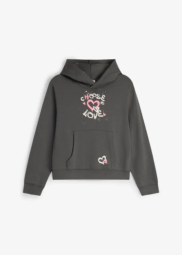 Hoodie aus weicher Bio-Baumwolle, bonprix