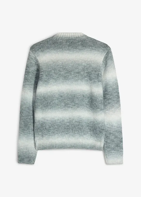 Grobstrick-Pullover mit Wolle und Farbverlauf, bonprix