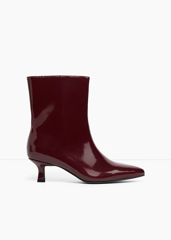 Stiefeletten in Lack-Optik, bonprix