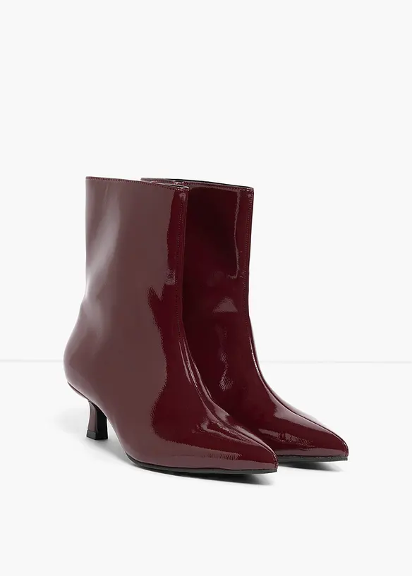 Stiefeletten in Lack-Optik, bonprix