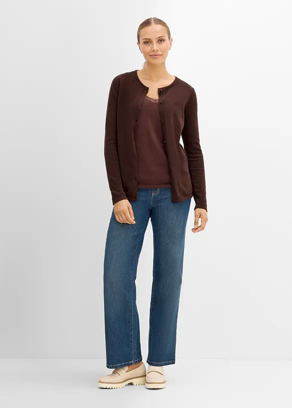 Gilet en maille de grossesse et d&rsquo;allaitement, bonprix