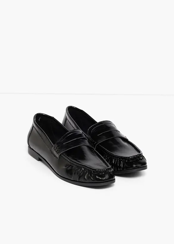 Loafer mit Raffung, bonprix