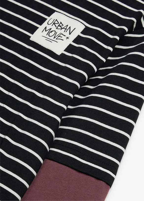 Layer-Langarmshirt aus weicher Bio Baumwolle, bonprix