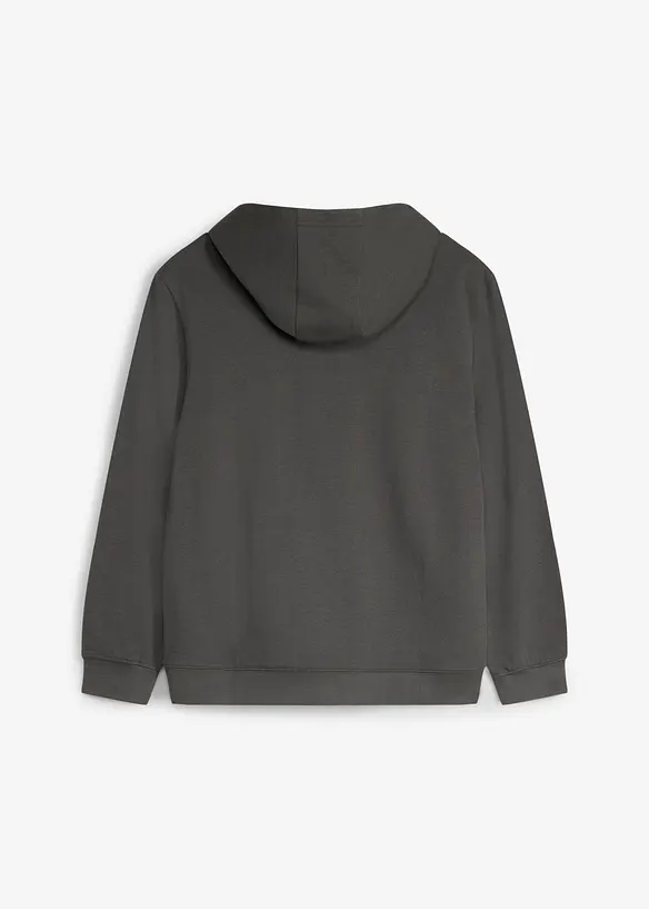 Sweat &agrave; capuche en coton doux, imprim&eacute; floqu&eacute;, bonprix