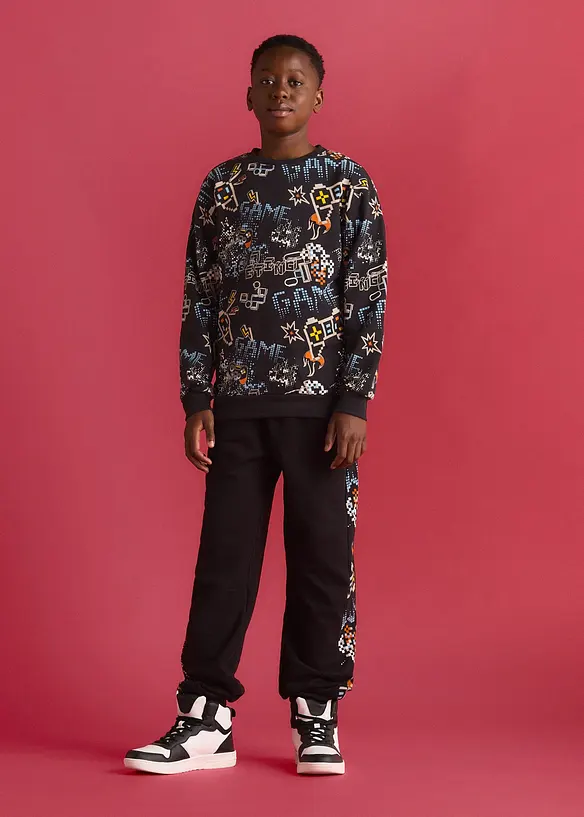 Surv&ecirc;tement sweat en coton doux, bonprix