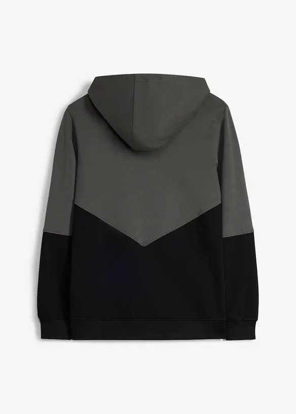Sweat zipp&eacute; en coton doux, bonprix