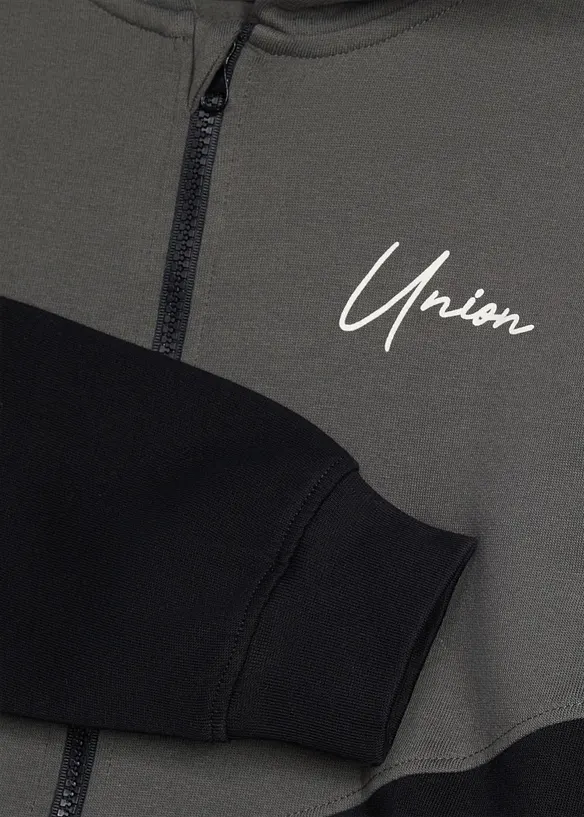 Sweat zipp&eacute; en coton doux, bonprix