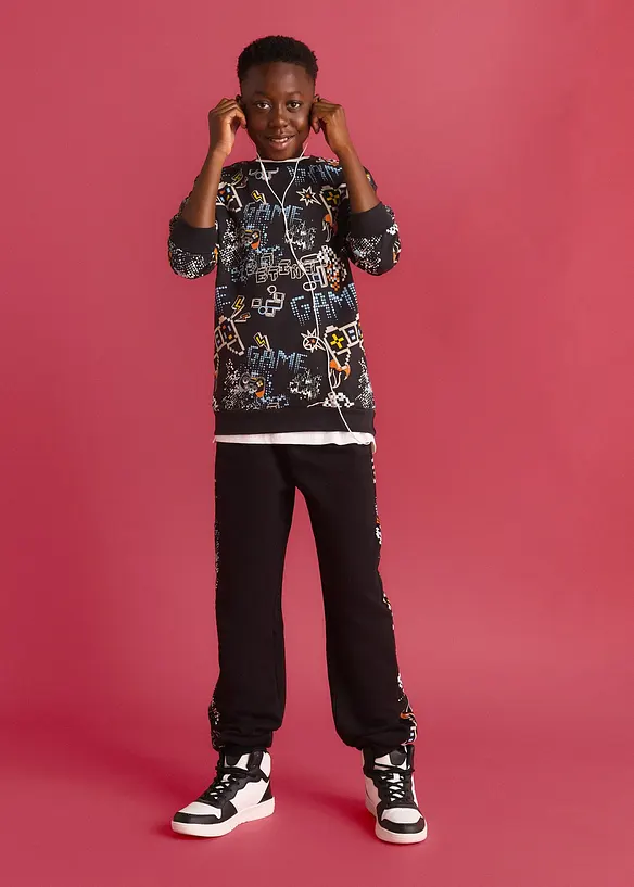 Surv&ecirc;tement sweat en coton doux, bonprix