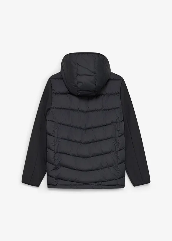 Veste l&eacute;g&egrave;rement rembourr&eacute;e &agrave; capuche amovible, bonprix