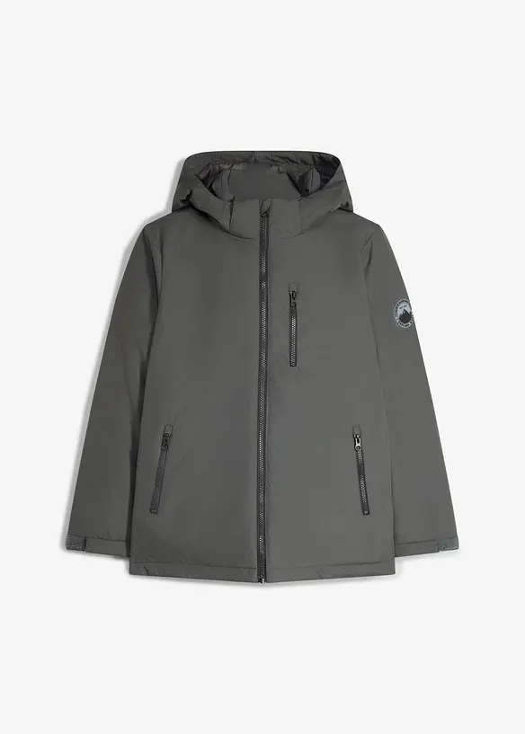 Wasserabweisende Funktions-Jacke mit abnehmbarer Kapuze, bonprix