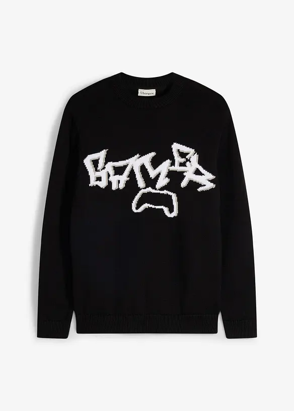 Pull en grosse maille 100% coton, bonprix