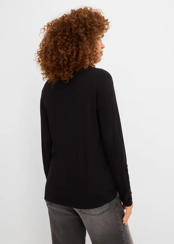 Langarmshirt aus softer Viskose, bonprix