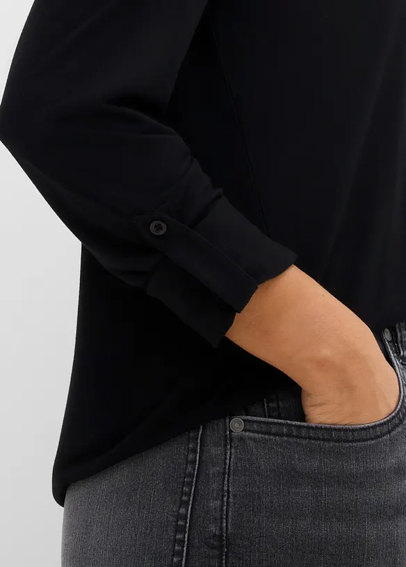 Langarmshirt aus softer Viskose, bonprix