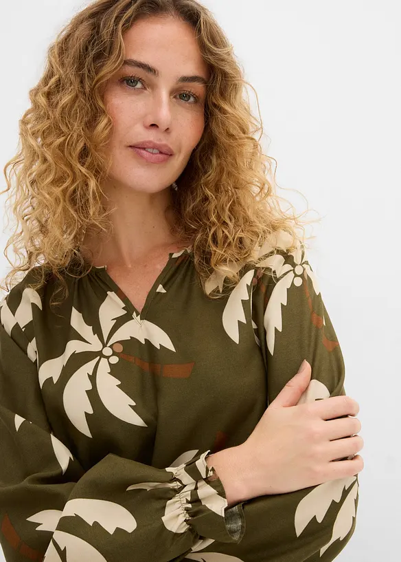 Tunikabluse aus softer Viskose, bonprix