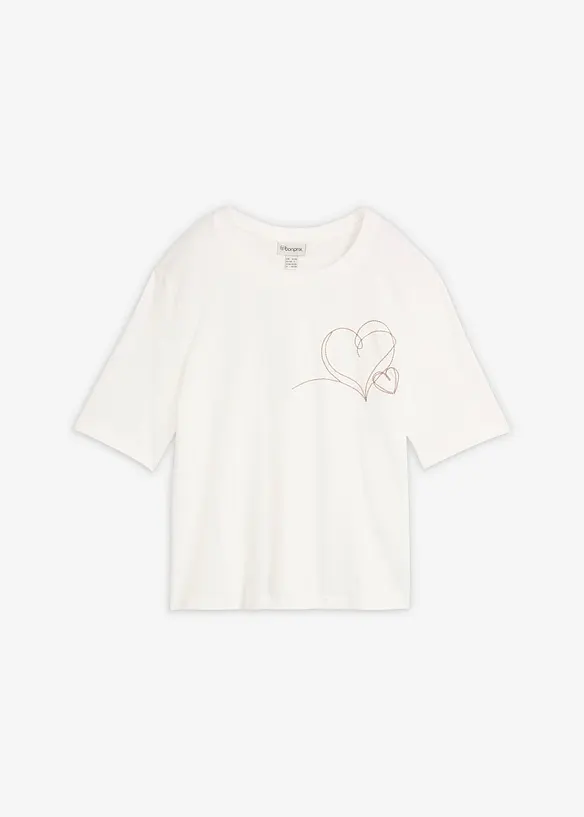 T-Shirt aus reiner Bio-Baumwolle, bonprix
