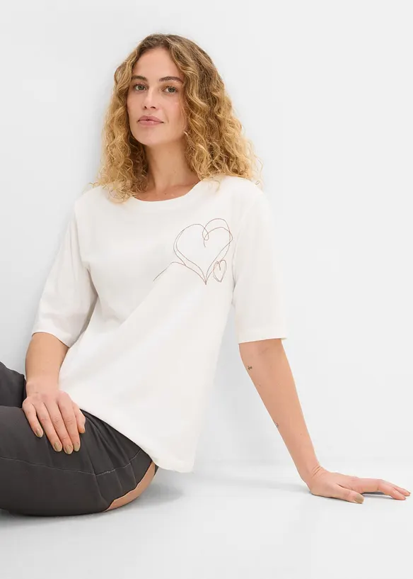 T-Shirt aus reiner Bio-Baumwolle, bonprix