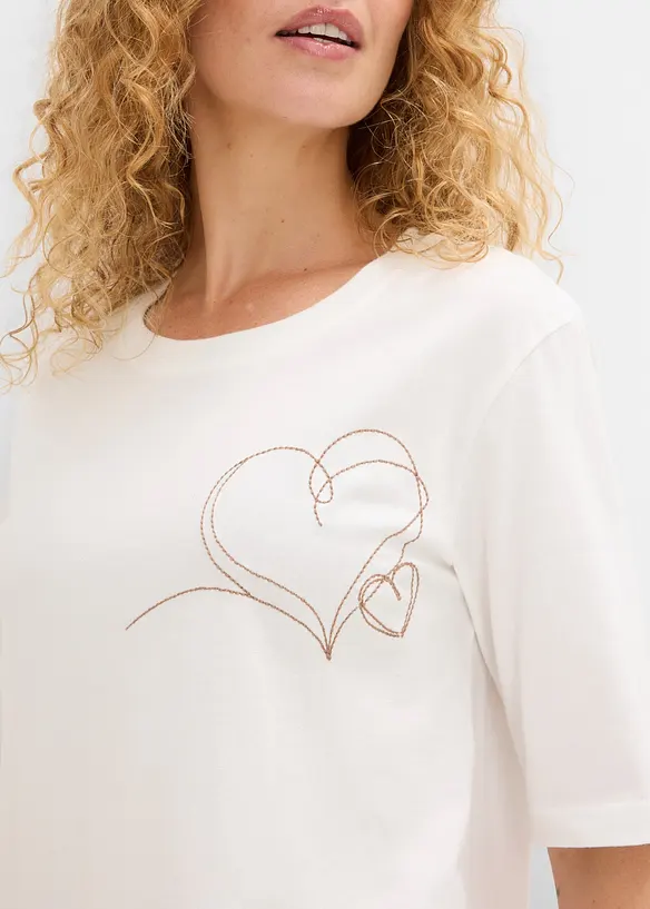 T-Shirt aus reiner Bio-Baumwolle, bonprix