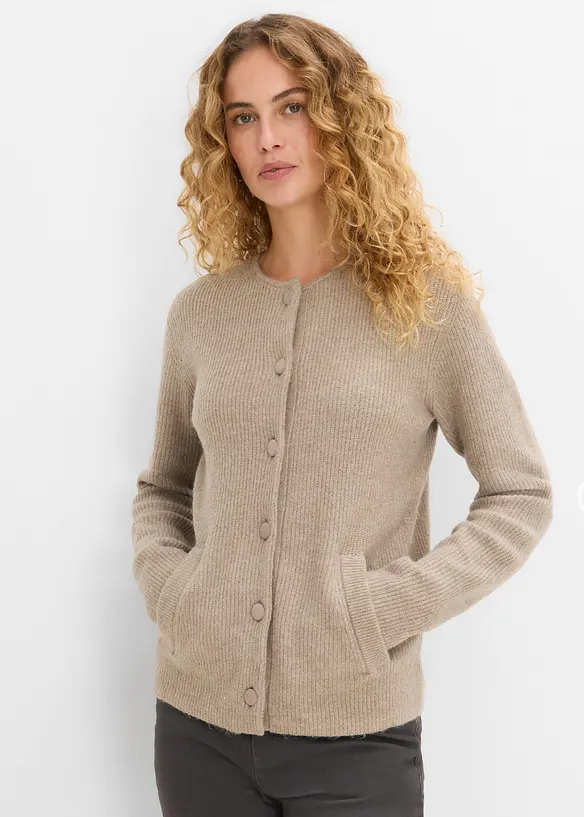 Ripp-Strickjacke, bonprix
