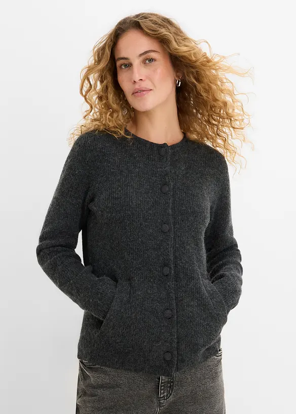 Ripp-Strickjacke, bonprix