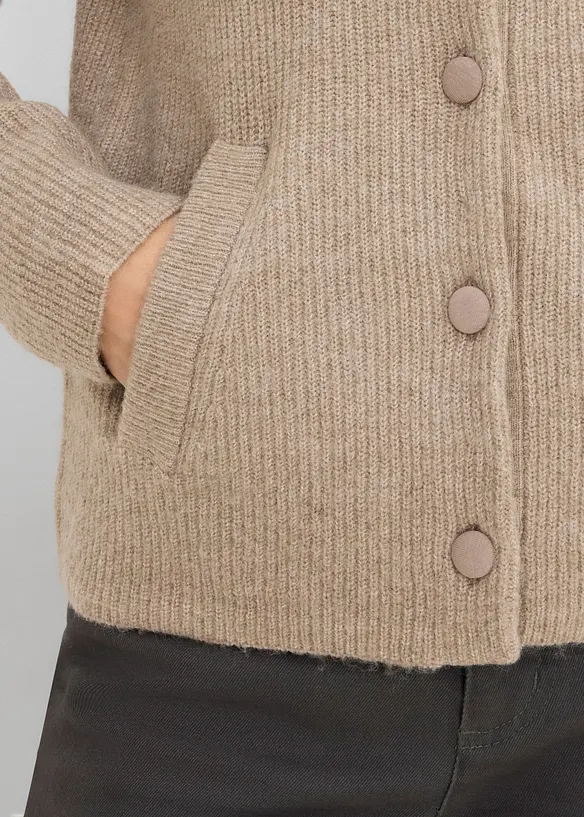 Ripp-Strickjacke, bonprix