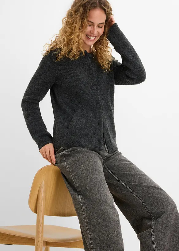 Ripp-Strickjacke, bonprix