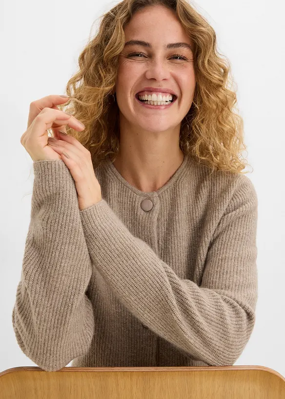 Ripp-Strickjacke, bonprix